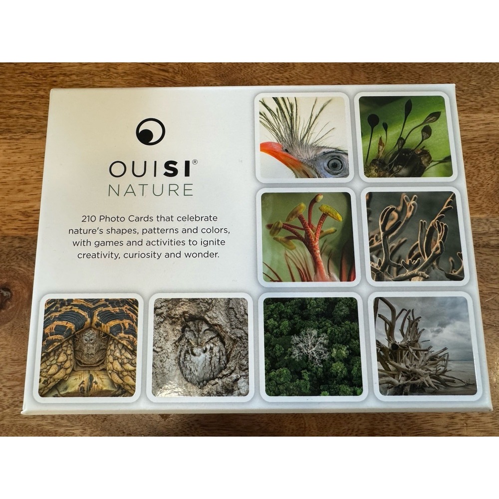 OuiSi Nature Games Of Visual Connection 210 Connecting Photo Cards New
